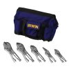 Irwin Vise-Grip 5-Piece Locking Pliers Set in Bag