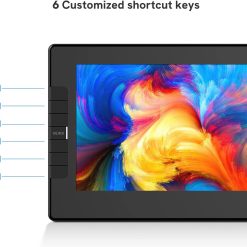 Alternative view of VEIKK VK1200 Drawing Tablet with Screen 11.6 inch Full-Laminated Art Tablet Graphic Tablet with Screen with Tilt Function Battery Free Stylus and 6 Shortcut Keys(8192 Levels Pen Pressure)