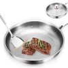 2025 Upgraded Titancore Frying Pan 10, Titancore Titanium Frying Pan, 100% Titanium Pro Hammered Pans for Cooking, Naturally Non-Stick with Minimum Oil & with Lid (10.23in, No Lid)