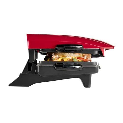 George Foreman GRP2841R 5-Serving Removable Plate Grill with Variable Temperature, Red - Image 6