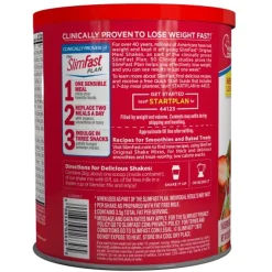 Alternative view of Slimfast Meal Replacement Powder, Original Strawberries & Cream, Weight Loss Shake Mix, 10G Of Protein, 14 Servings