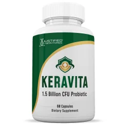 Alternative view of (5 Pack) Keravita 1.5 Billion CFU Probiotic Nail Support 300 Capsules