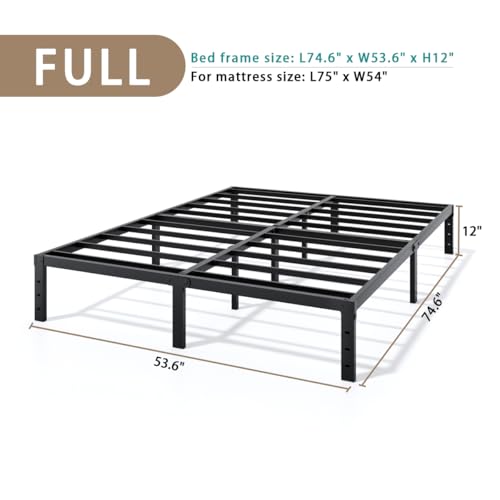 Metal Bed Frame Full Size – 14 Inch Heavy-Duty Full Platform Bed Frame No Box Spring Needed, Easy Assembly, Noise-Free, Sturdy Mattress Foundation, Underbed Storage Space - Image 65