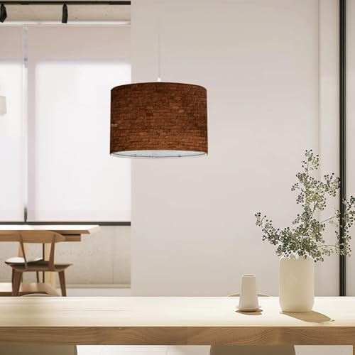 Plug in Pendant Light derelict couch Hanging Lamp with Plug in Clear Cord Linen Lampshade Dimmable Switch for Bedroom Living Room Light Fixtures - Image 7