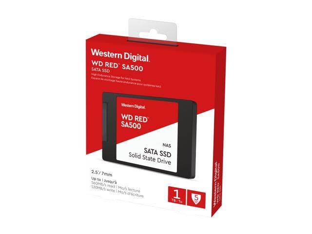 WD Red SA500 NAS SATA 1 TB Internal SSD – 2.5×22 – WDS100T1R0A – SATA 6Gb/s - Image 5