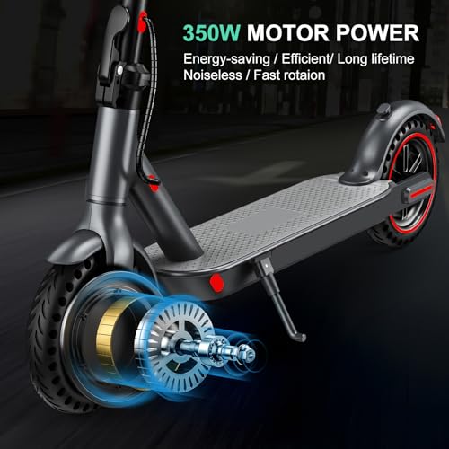 Electric Scooter for Adults, 19/25 Mph Max Speed, 21/25/35 Miles Range,350/500/600W APP Control E-Scooter with 8.5/10 Inflatable tire, Foldable Escooter with App Control, UL 2272 Certified - Image 22