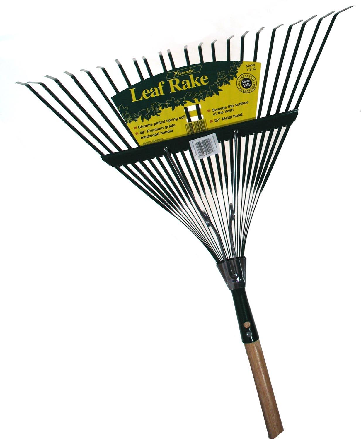 Flexrake CF22 48 in Handle 22 in Medium Spring Action Leaf Rake