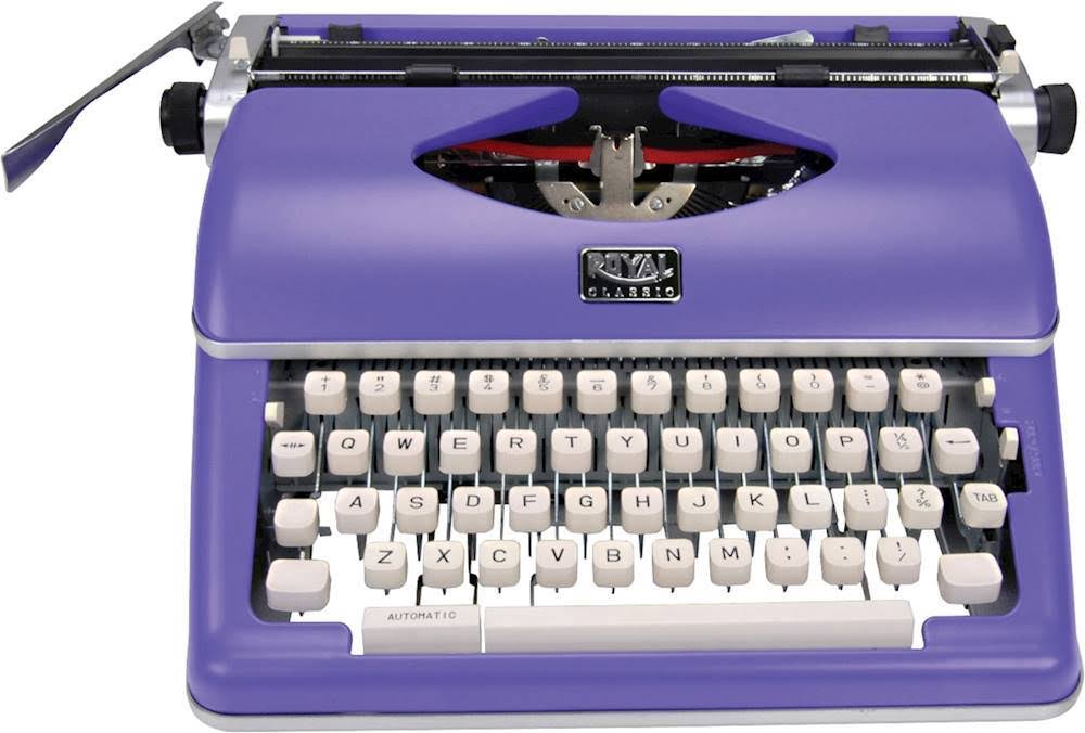 Royal 79119q Classic Manual Typewriter (Purple) - Image 2
