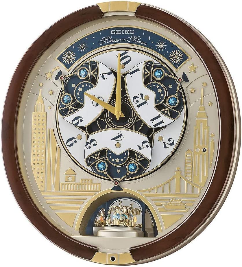 SEIKO Swarovski Melody in Motion Wall clock-2019 edition-QXM382BRH - Image 3