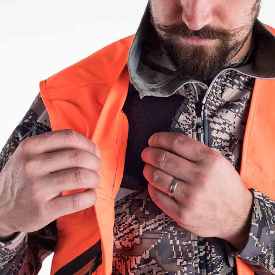 Sitka Ballistic Vest Blaze Orange / Medium - Image 2