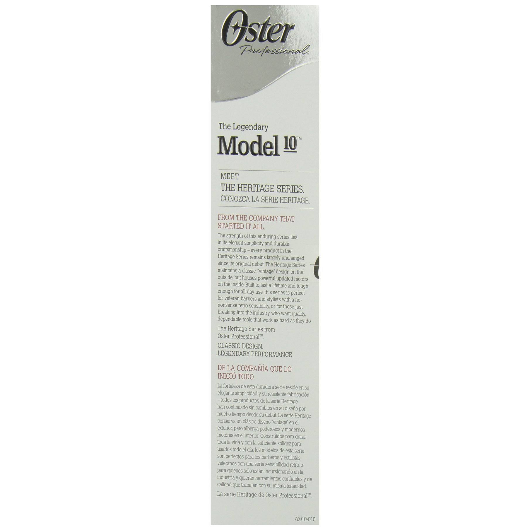 Oster Professional Model 10 Heavy Duty Detachable Blade Clipper - Image 3