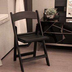 Alternative view of BTEXPERT Set of 4, Resin Folding Chair Vinyl Padded Seat Indoor Outdoor Lightweight Set for Home Event Party Picnic Kitchen Dining Church School Weddings