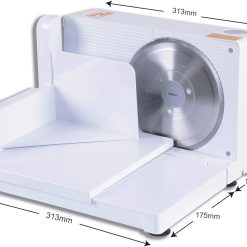 Alternative view of SuperHandy Meat Slicer Electric Food Deli Bread Cheese Portable Collapsible 6.7 inch Stainless Steel RSG Solingen Blade