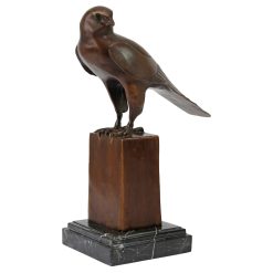 Design Toscano Noble Falcon Cast Bronze Statue