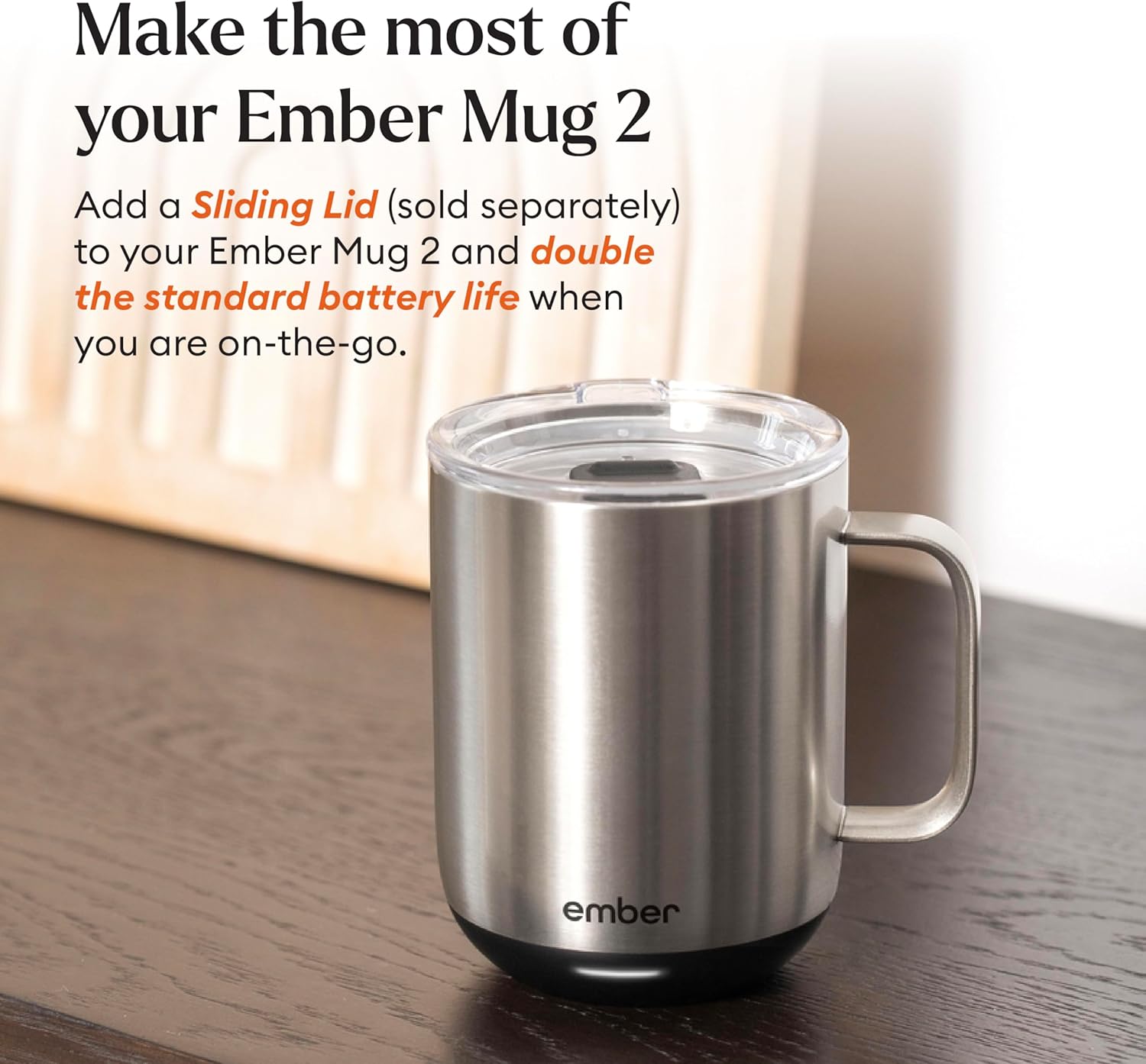 Ember Temperature Control Smart Mug 2, 14 Oz, App-Controlled Heated Coffee Mug with 80 Min Battery Life and Improved Design, White - Image 97