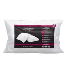 Beautyrest Black Pillows, 2-Pack Pillow Size: Queen