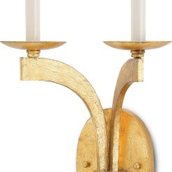 Alternative view of Currey and Company-5000-0029-Venus – 2 Light Wall Sconce Antique Gold