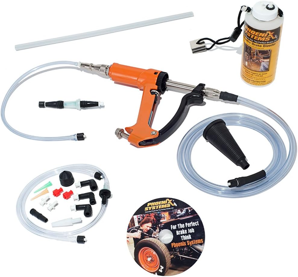 Phoenix Systems (2002HD-B) Heavy Duty Reverse Brake & Clutch Bleeder, One Person Bleeder, Cast Aluminum - Image 11