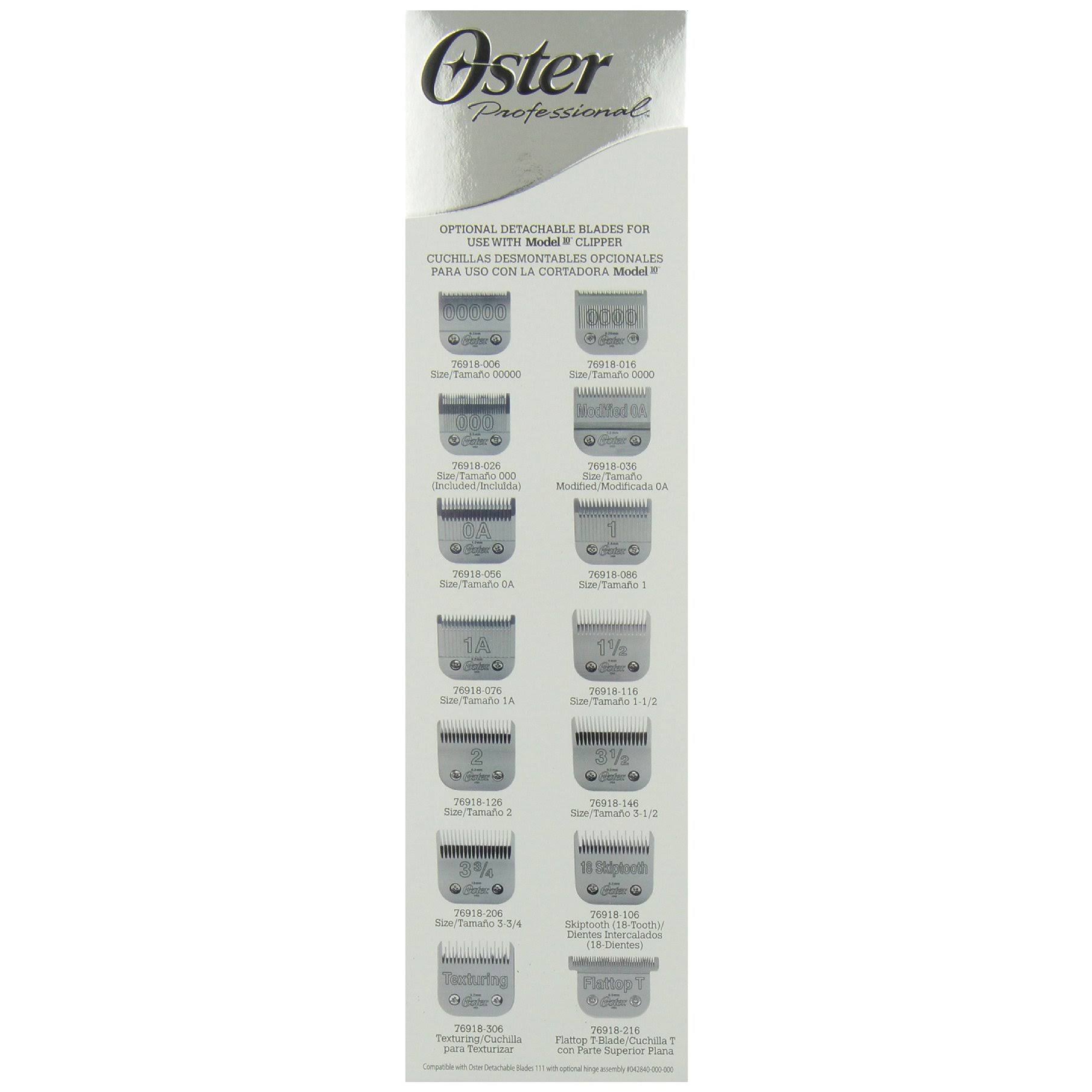 Oster Professional Model 10 Heavy Duty Detachable Blade Clipper - Image 5