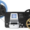 8mm & Super 8 Reels to Digital MovieMaker Film Sanner Converter, Pro Film Digitizer Machine with 2.4 LCD, Convert 5 inch and 8 inch 8mm Super 8 Film reels into 1080P Digital Videos