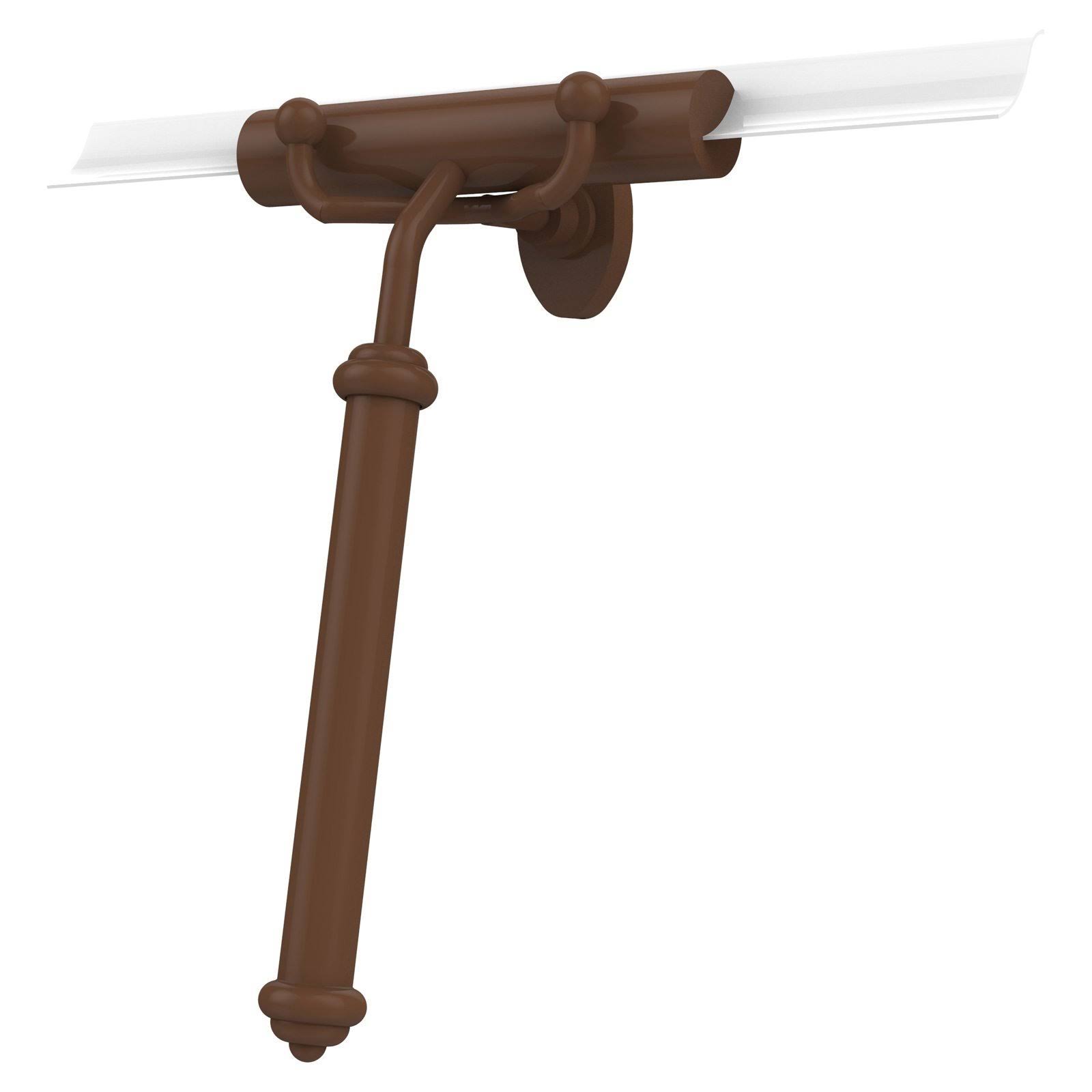 Allied Brass Shower Squeegee with Smooth Handle – Antique Bronze