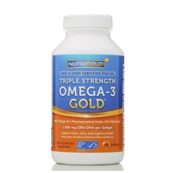 Alternative view of NutriGold Triple Strength Omega-3 Fish Oil 180 Softgels