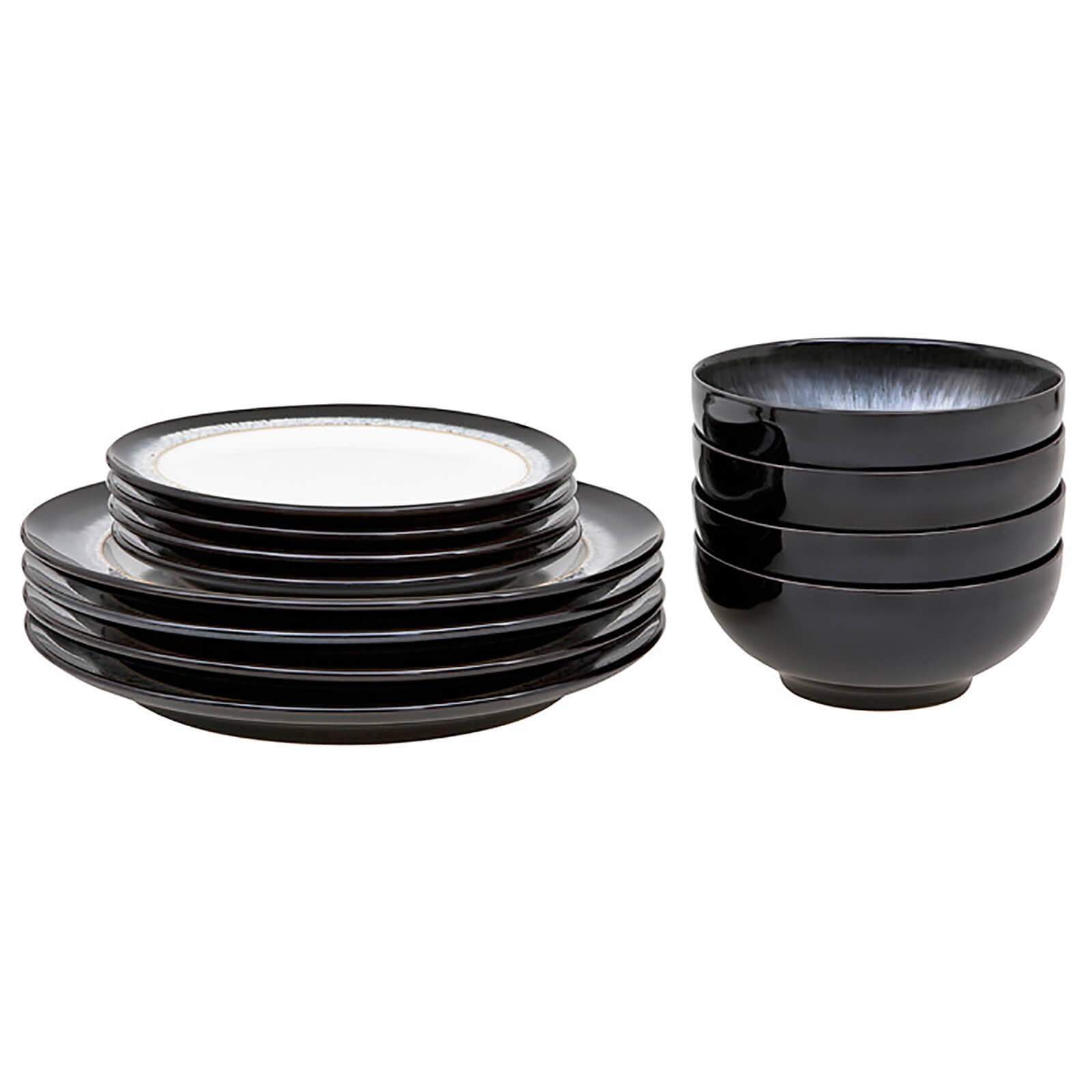 Denby Halo 12 Piece Tableware Set Blue