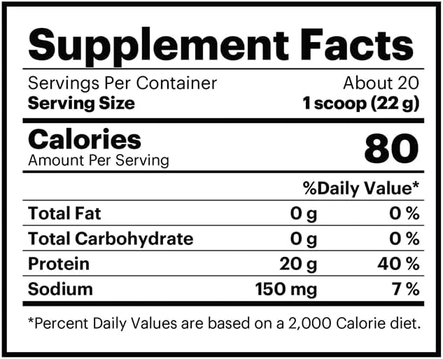 TB12 Whey Protein Powder, Unflavored Pack of 2 - Image 2