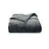 The Big One Plush Reversible Comforter, Dark Grey, Full/Queen