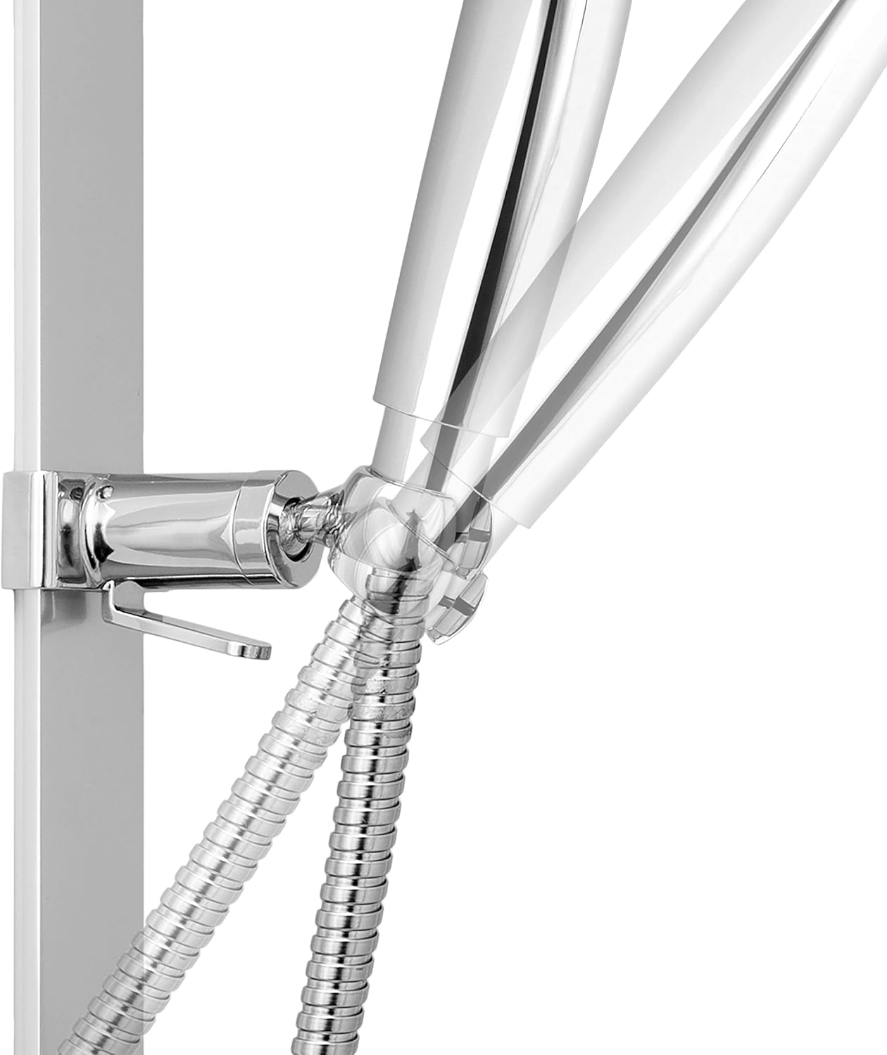 Waterpik Slide Rail Hand Held Shower Head Chrome Height Select with PowerPulse Therapeutic Massage Spray, SRXPP-763ME - Image 4