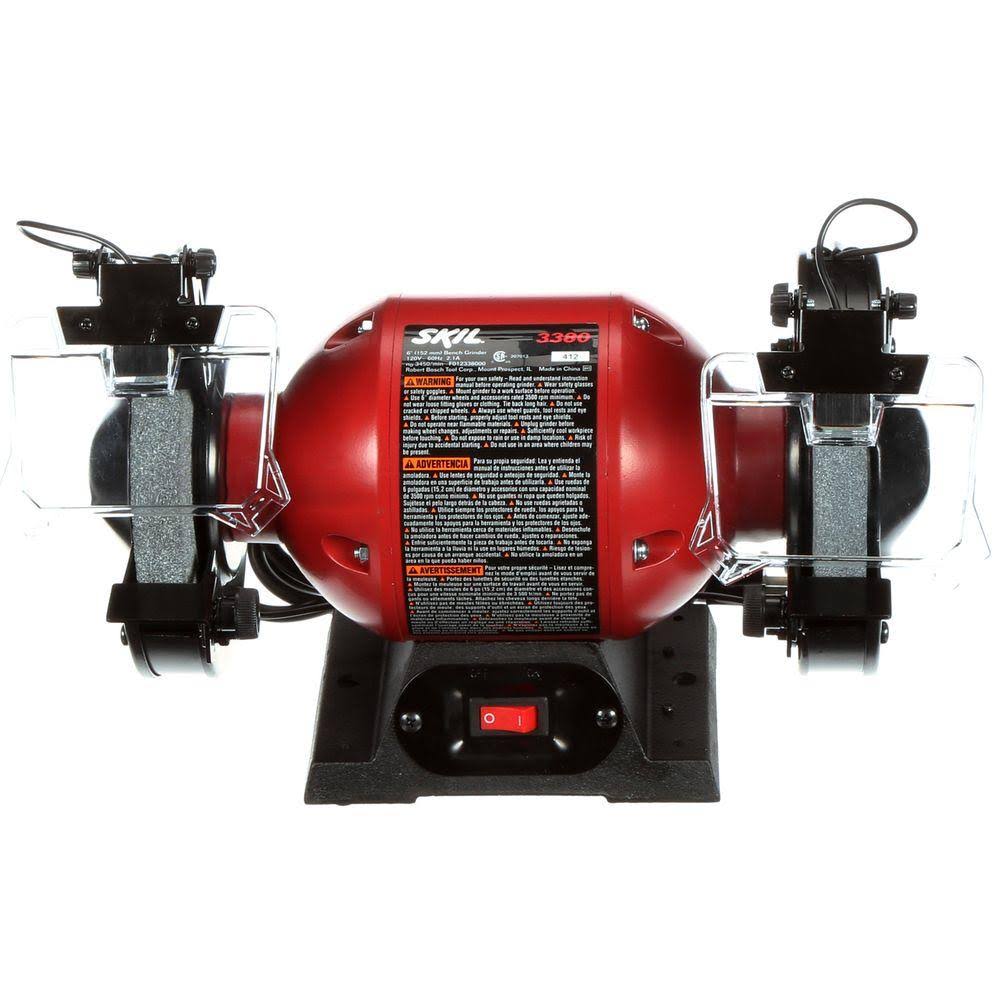 Skil 3380-01 6 In. Bench Grinder with Light - Image 2