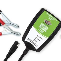 Interstate Batteries Automatic Battery Charger 12V 1.0 Amp (SLA/AGM) Sealed Lead Acid Trickle Charger Maintainer (920005) Pack of 2