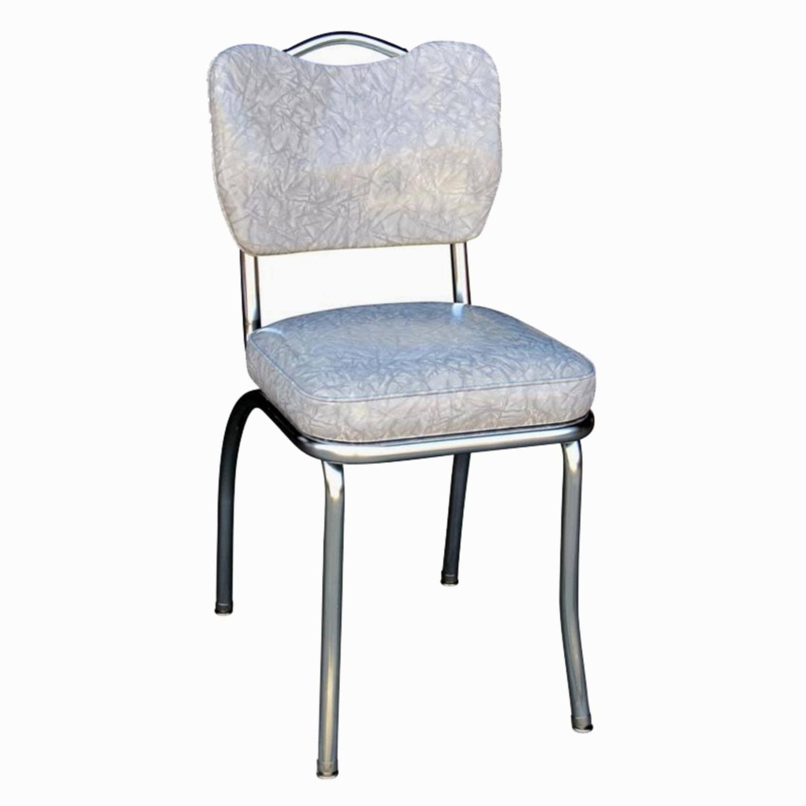 Richardson Seating Handle Back Diner Chair with 2×22 Box Seat Cracked Ice Grey