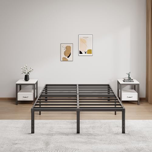 Metal Bed Frame Full Size – 14 Inch Heavy-Duty Full Platform Bed Frame No Box Spring Needed, Easy Assembly, Noise-Free, Sturdy Mattress Foundation, Underbed Storage Space - Image 8