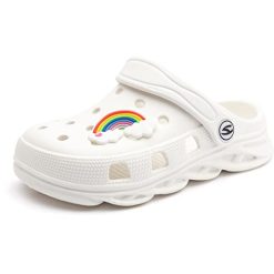 Alternative view of WOUEOI Kid’s Girls Boys Clogs Garden Shoes Cartoon Slides Sandals Beach Slipper Children