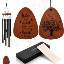 PRSTENLY 26 Inch Memorial Wind Chimes for Loss of Loved One, Sympathy Gift Wind Chimes for Loss of Father Mother Son, Daughter, Friends, Sister, Bereavement Remembrance Gift in Memory of Loved One