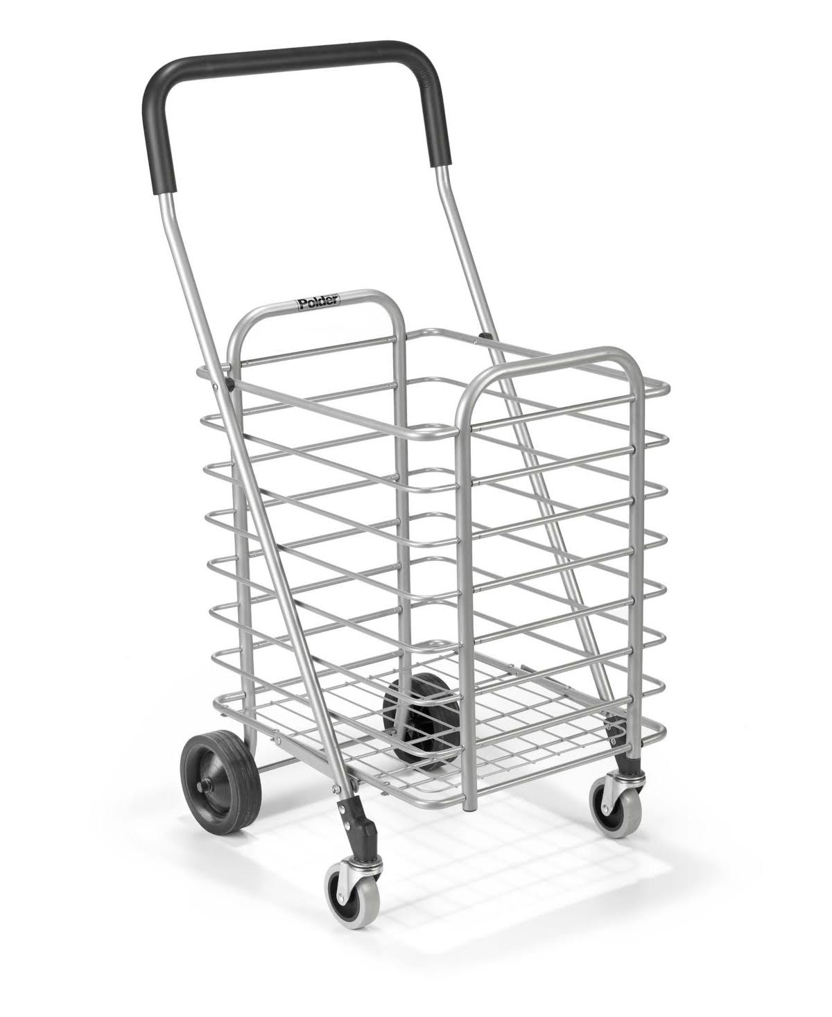 Polder Superlight Aluminum Shopping Cart, Grey