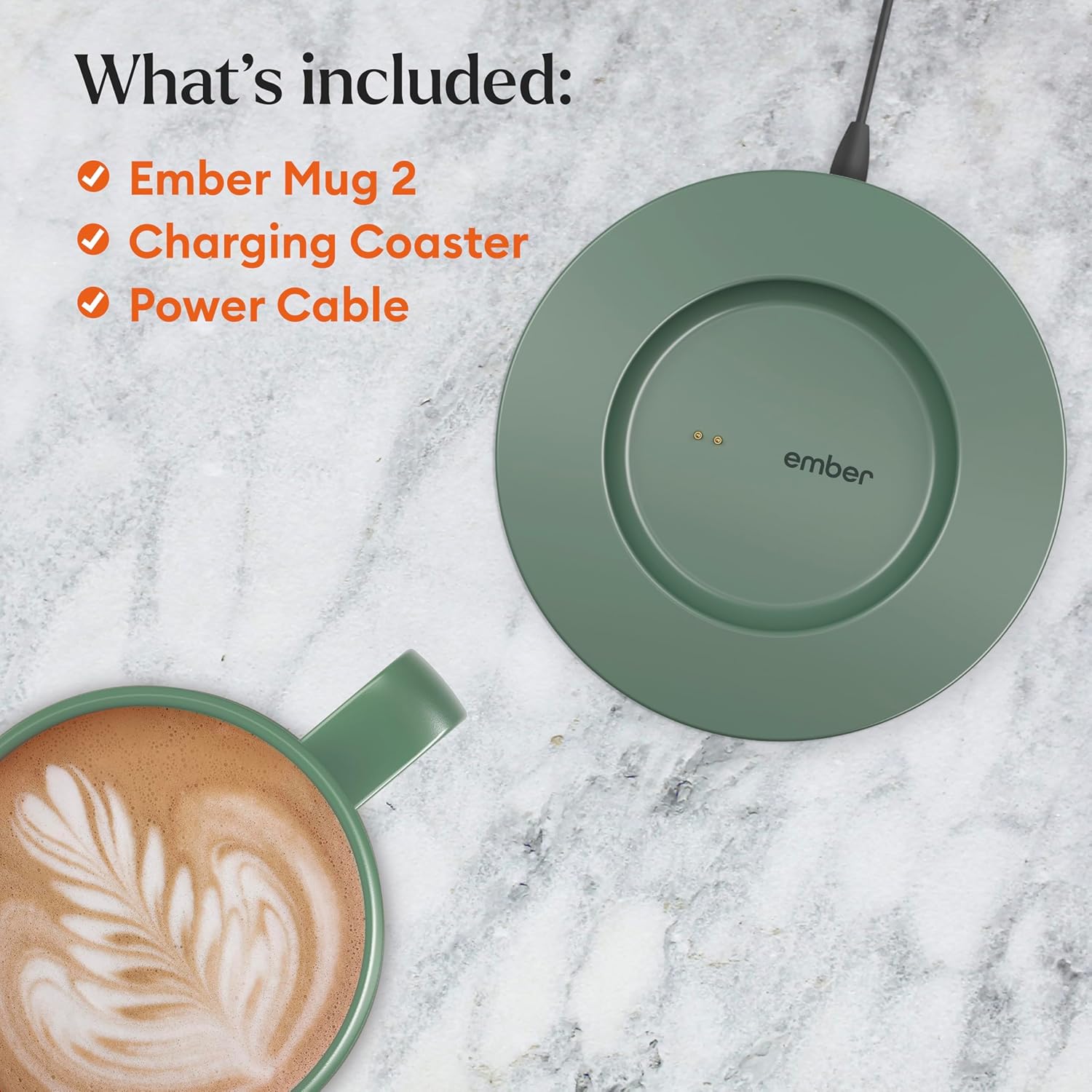 Ember Temperature Control Smart Mug 2, 14 Oz, App-Controlled Heated Coffee Mug with 80 Min Battery Life and Improved Design, White - Image 91