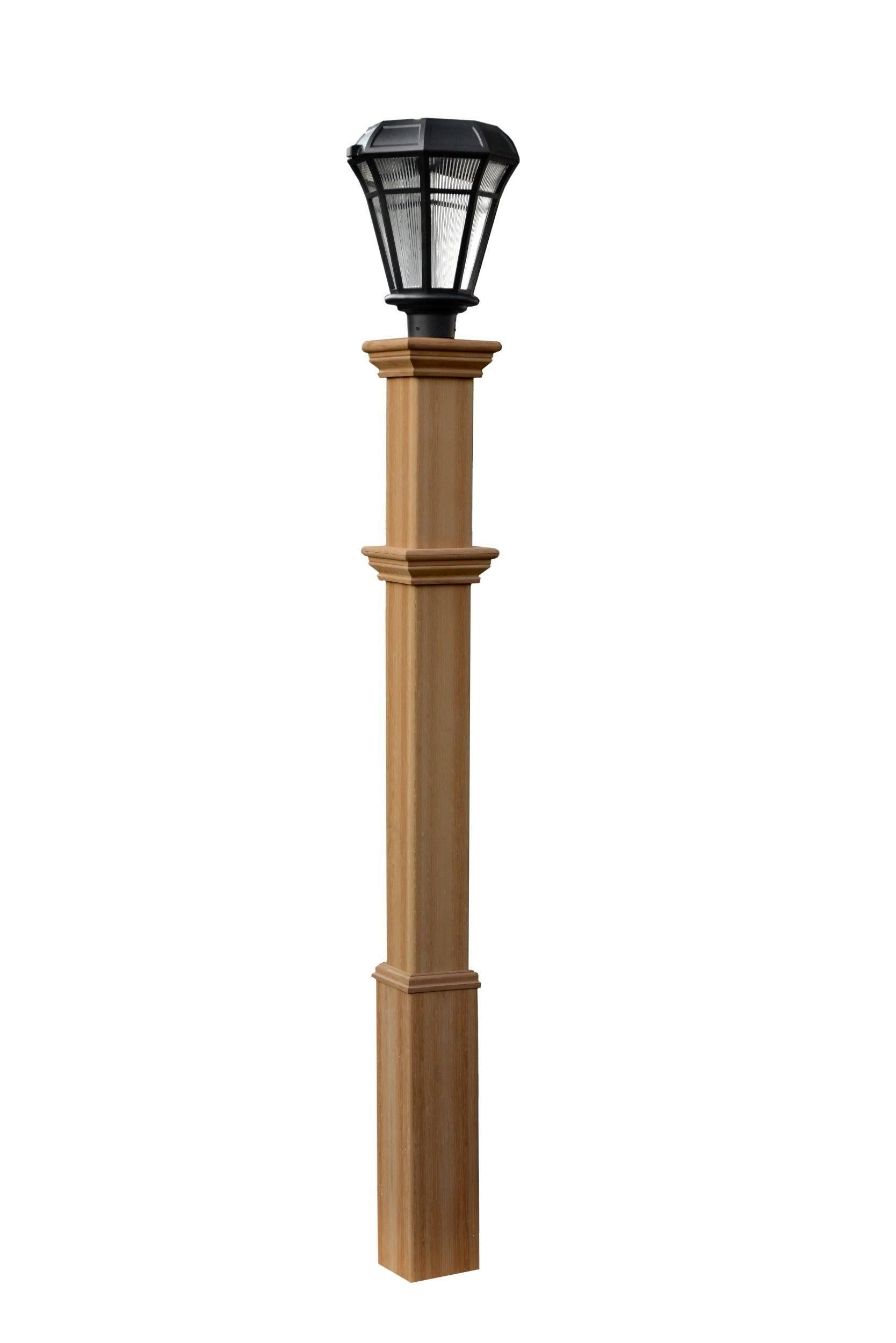 New England Arbors Burton Composite Lamp Post