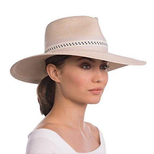 Eric Javits Daphne Hat – Natural/Black - Image 7