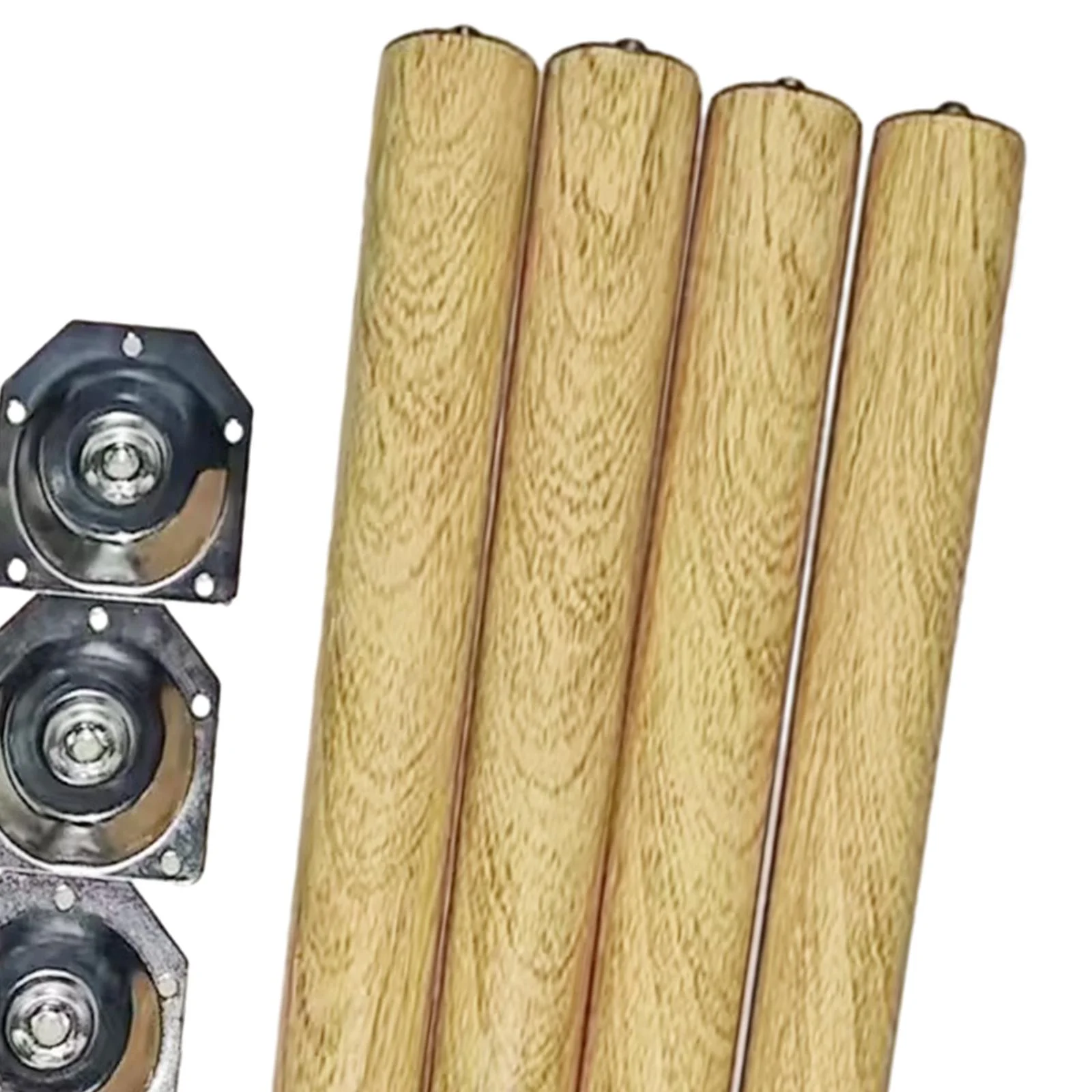 4Pcs Wooden Furniture Legs Replace Parts Anti Slip Durable Wood Table Legs Desk Table Feet Legs for Couch Night Stand Dresser 50cm - Image 3