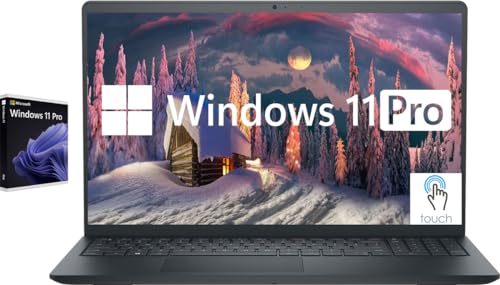Dell Inspiron Touchscreen Laptop, 15.6 Business & Student Laptop Computer, Windows 11 Pro Laptop 32GB RAM 1TB SSD, Intel i5-1155G7 Processor, Full HD IPS Display, Numeric Keypad, HDMI, Carbon Black