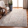 SAFAVIEH Oregon Collection ORE877F Oriental Distressed Non-Shedding Living Room Bedroom Dining Home Office Area Rug, 8′ x 10′, Grey / Ivory