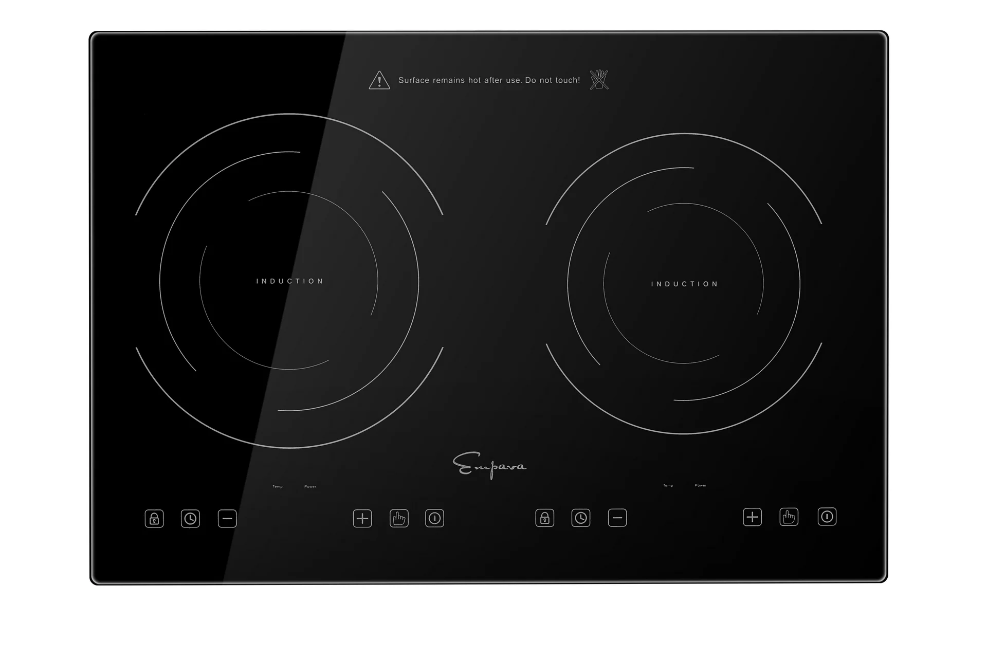 2 Piece Kitchen Appliances Packages Including Portable 2 Heating Elments Induction Cooktop and 30 Under Cabinet Range Hood - Image 4