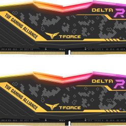 Alternative view of TEAMGROUP T-Force Delta RGB DDR5 32GB Kit (2x16GB) 6400MHz (PC5-51200) CL40 Desktop Memory Module Ram (White) for Z690 – FF4D532G6400HC40BDC01