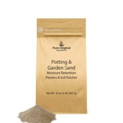 Pure Original Ingredients Potting & Garden Sand (2 lb) Add to Planters & Soil Patches, Helps Retain Moisture