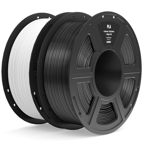 ELEGOO PLA Filament 1.75mm Bundle 4KG, 3D Printer Filament Dimensional Accuracy +/- 0.02mm, 4pcs 1kg Spool(2.2lbs) Fit Most FDM 3D Printers (Black, White, Dark Blue, True Red) - Image 6