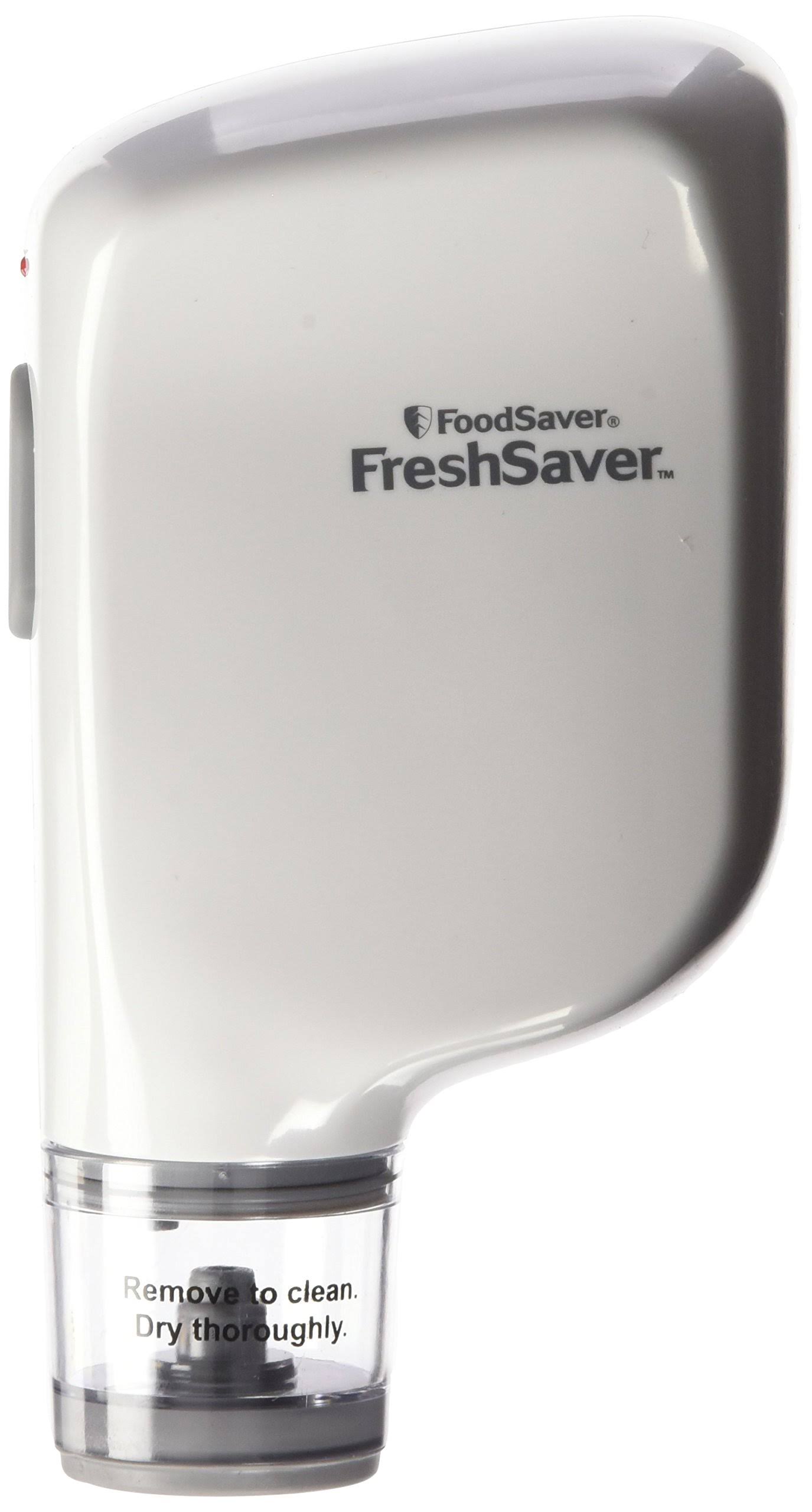 FreshSaver Handheld Vacuum Sealer in White