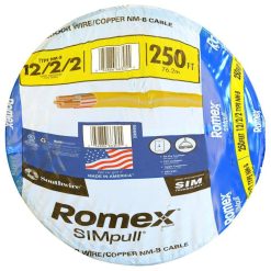 Alternative view of Southwire 250 ft. 12/2/2 Solid Romex SIMpull Cu NM-B W/G Wire