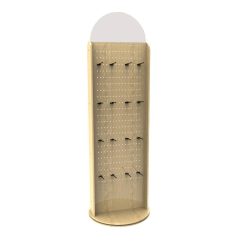 FixtureDisplays Two-Sided Pegwall Spinner Floor Rack Display 10308-2
